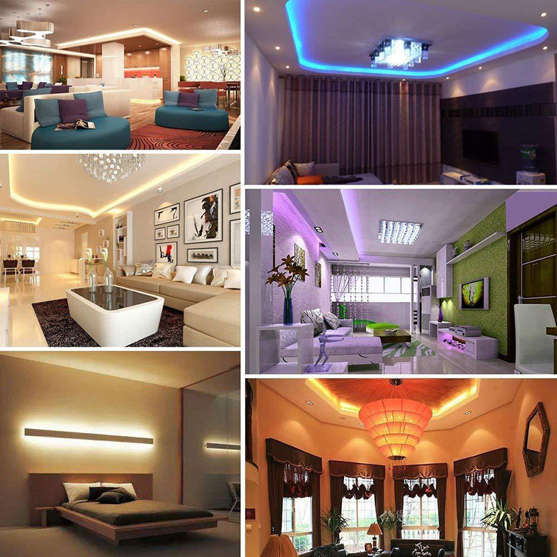 DC12V 16.4ft/5M 5050RGB Epoxy Waterproof Color Changing Flexible LED Light Strip Kit Music Sound Control Timing Light Strip DC12V 16.4ft/5M 5050RGB Epoxy Waterproof Color Changing Flexible LED Light Strip Kit Music Sound Control Timing Light Strip